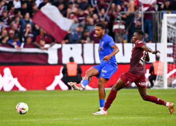 Jean Clair Todibo a été impressionnant ce weekend face au FC Metz. - Photo by Anthony Dibon/Icon Sport.