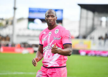 Sekou Macalou of Stade Francais during the Top 14 match between Brive and Stade Francais on April 15, 2023 in Brive, France. (Photo by Loic Cousin/Icon Sport)