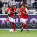 Junya Ito et Mohamed Daramy  doivent aider les Rémois à forcer la décision face à Lorient. - Photo by Pierre Costabadie/Icon Sport
