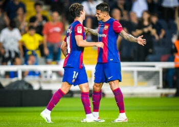 Joao Felix et Joao Cancelo ont un apport offensif indéniable du côté du Barça depuis le début de la saison. -
Photo by Icon Sport.