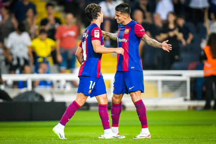 Joao Felix et Joao Cancelo ont un apport offensif indéniable du côté du Barça depuis le début de la saison. -
Photo by Icon Sport.