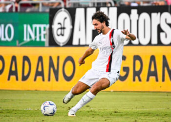 Yacine Adli enchante les supporters du Milan depuis quelques matchs.
 Photo by Icon sport