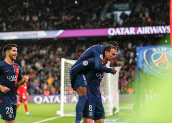 Fabian RUIZ buteur avec le PSG face à Strasbourg (Photo by Loic Baratoux/FEP/Icon Sport)