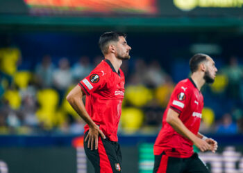 Martin Terrier a manqué ses retrouvailles avec ses supporters ce soir à Villarreal. - Photo by Sergio Ruiz/Icon Sport.