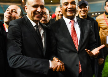 Wadie Jary (à gauche) est fait l'objet d'une enquête pour corruption. - Photo by Icon sport.