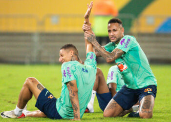Richarlison et Neymar (Photo by Icon sport)