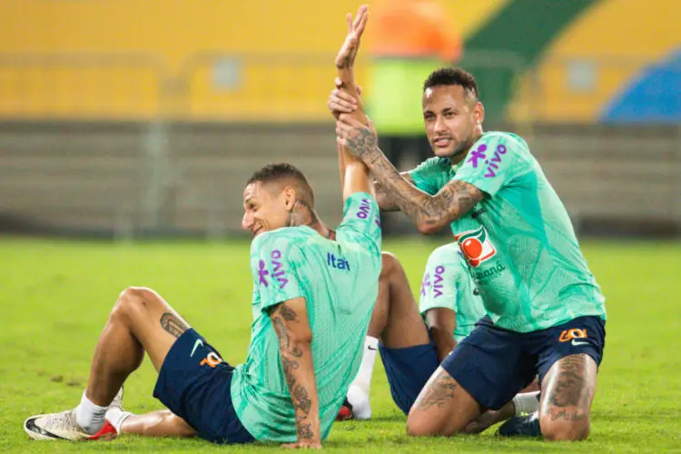 Richarlison et Neymar (Photo by Icon sport)