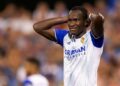 Mandatory Credit: Photo by Jose Breton/REX (10364245k)
Raphael Dwamena of Real Zaragoza
Real Zaragoza v CD Tenerife, La Liga Smart Bank, Romareda Stadium, Zaragoza, Spain - 17 Aug 2019/Rex_Real_Zaragoza_v_CD_Tenerife_La_Liga_Smart_10364245K//1908180230