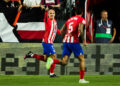 , , 28.08.2023: Antoine Griezmann (Atletico de Madrid) Erzielt das Tor zum 0-1 waehrend des Spiels der zwischen im am 28. August 2023 in , . (Foto von Manu Reino/DeFodi Images) , , 28.08.2023: Antoine Griezmann (Atletico de Madrid) celebrates after scoring his team‘s first goal during the match between at the on August 28, 2023 in , . (Photo by Manu Reino/DeFodi Images) - Photo by Icon sport