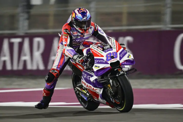 Jorge Martin, glowing disk, Qatar MotoGP, 17 November 2023 - Photo by Icon sport