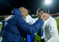 Thierry Henry et Rayan Cherki (Photo by Hugo Pfeiffer/Icon Sport)