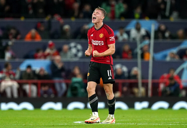 Manchester United aura bien besoin de la grinta de Rasmus  Højlund face à des Magpies qui réalisent un bon début de saison. - Photo by Icon sport.