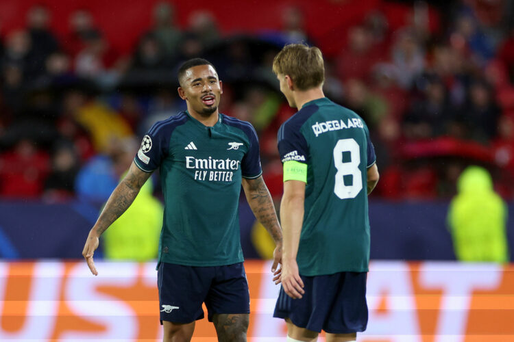 Gabriel Jesus et Odegaard devraient bientôt faire leur grand retour sur les pelouses de Premier League. - Photo by Icon sport.