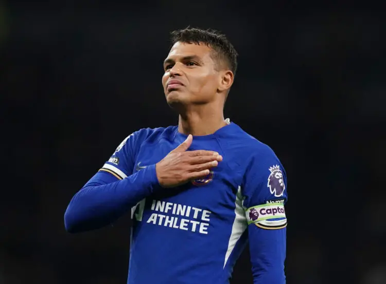 Chelsea's Thiago Silva after the final whistle during the Premier League match at the Tottenham Hotspur Stadium, London. Picture date: Monday November 6, 2023. - Photo by Icon sport