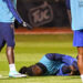 Eduardo Camavinga a été touché mercredi à Clairefontaine suite à un choc avec son coéquipier Ousmane Dembélé. - Photo by Anthony Bibard/FEP/Icon Sport.