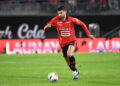 Martin Terrier aura peut être l'occasion d'engranger de la confiance ce jeudi face au Maccabi. - Photo by Anthony Bibard/FEP/Icon Sport.