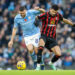 4th November 2023; Etihad Stadium, Manchester, England; Premier League Football, Manchester City versus Bournemouth; Mateo Kovacic of Manchester City is tackled by Chris Mepham of Bournemouth - Photo by Icon sport