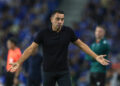 Xavi Hernández désespéré par la prestation de son équipe hier soir sur la pelouse du Shakthar. - Photo by Icon sport.