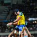 Killian TIXERONT of Clermont  during the Top 14 match between Montpellier Herault Rugby and Association Sportive Montferrandaise Clermont Auvergne at GGL Stadium on November 11, 2023 in Montpellier, France. (Photo by Daniel Derajinski/Icon Sport)
