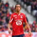 Leny YORO during the Ligue 1 Uber Eats match between LOSC Lille and Toulouse Football Club at Stade Pierre Mauroy on November 12, 2023 in Lille, France. (Photo by Anthony Dibon/Icon Sport)