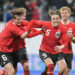 RIED,AUSTRIA,17.NOV.23 - SOCCER - UEFA European Under-21 Championship 2025, qualifiers, OEFB international match, Austria vs France. Image shows the rejoicing of team AUT with Paul-Friedrich Koller (AUT).
Photo: GEPA pictures/ Christian Moser - Photo by Icon sport