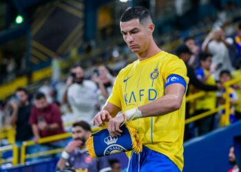 Cristiano Ronaldo pourrait bientôt regretter son partenariat avec Binance ! - Photo by Khalid Alhaj/MB Media.