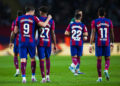 Robert Lewandowski et Lamine Yamal étaient déjà réconciliés à la fin du match. - Photo by Sergio Ruiz / Pressinphoto / Icon Sport.