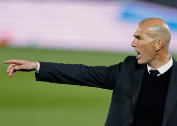 Zinedine Zidane effectuera-t-il sa troisième pige sur le banc du Real ? - Photo by Ruben Albarran / Pressinphoto / Icon Sport / By Icon Sport.