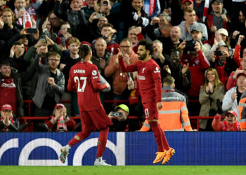 Mohamed Salah et Darwin Núñez devraient permettre de forcer la décision pour les Reds ce mercredi face à Bournemouth. - Photo by Icon sport.