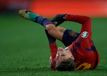 La blessure de Gavi devrait coûte plusieurs millions d'euros à la FIFA. - Photo by Icon sport.