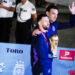 Lionel Messi et Lionel Scaloni (Photo by Icon sport)