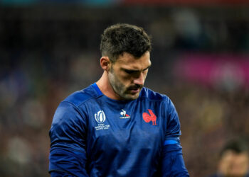 Charles OLLIVON of France during the Rugby World Cup 2023 quarter final match between France and South Africa at Stade de France on October 15, 2023 in Paris, France. (Photo by Hugo Pfeiffer/Icon Sport)