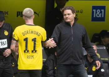 Marco Reus et Edin Terzic - Borussia Dortmund - Photo by Icon sport.
