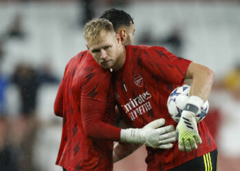 David Raya (gauche) et Aaron Ramsdale (droite) - Arsenal - Photo by Icon sport.