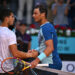 Carlos Alcaraz (à gauche) et Rafael Nadal (à droite) - Photo by Icon sport