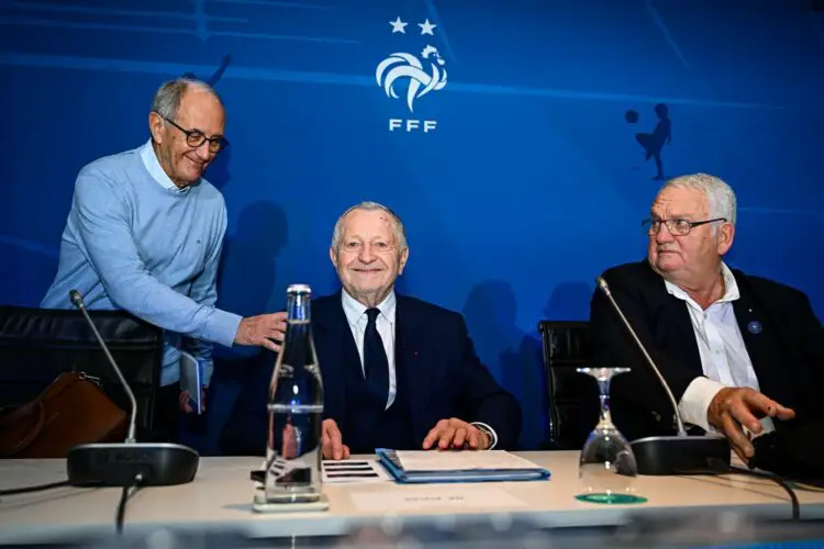 Jean Michel AULAS, new delegated Vice-Chairman of the French Football Federation during the Federal Assembly of the French Football Federation at Hotel Meridien Etoile on December 16, 2023 in Paris, France. (Photo by Baptiste Fernandez/Icon Sport)