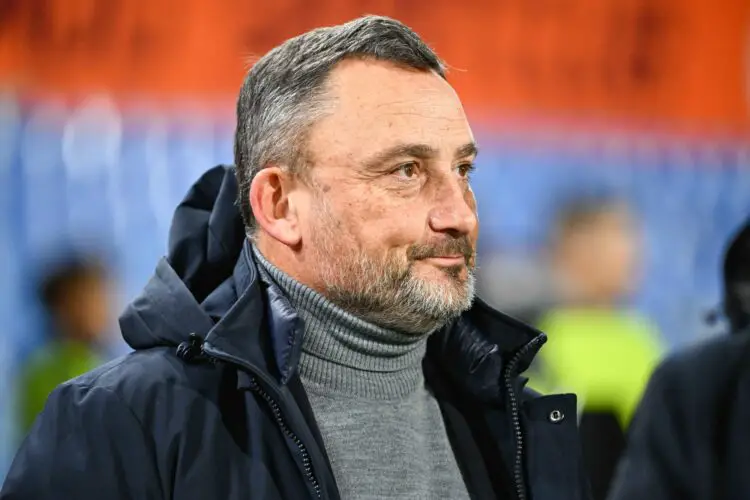 Franck HAISE head coach of Rc Lens during the Ligue 1 Uber Eats match between Montpellier Herault Sport Club and Racing Club de Lens at Stade de la Mosson on December 8, 2023 in Montpellier, France. (Photo by Anthony Dibon/Icon Sport)
