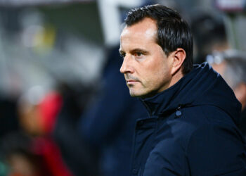Julien STEPHAN coach of Stade Rennais during the Ligue 1 Uber Eats match between Clermont Foot 63 and Stade Rennais Football Club at Stade Gabriel Montpied on December 20, 2023 in Clermont-Ferrand, France. (Photo by Anthony Dibon/Icon Sport)