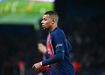 Kylian MBAPPE of PSG during the UEFA Champions League Group F match between Paris Saint-Germain and Newcastle United Football Club at Parc des Princes on November 28, 2023 in Paris, France. (Photo by Anthony Dibon/Icon Sport)