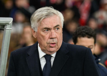 12.12.2023, Alte Foersterei, Berlin, GER, UEFA CL, 1. FC Union Berlin vs Real Madrid, Gruppe C, im Bild Carlo Ancelotti (Real Madrid, Trainer), Freisteller // during the UEFA Champions League group C match between 1. FC Union Berlin and Real Madrid at the Alte Foersterei in Berlin, Germany on 2023/12/12. EXPA Pictures - Photo by Icon sport