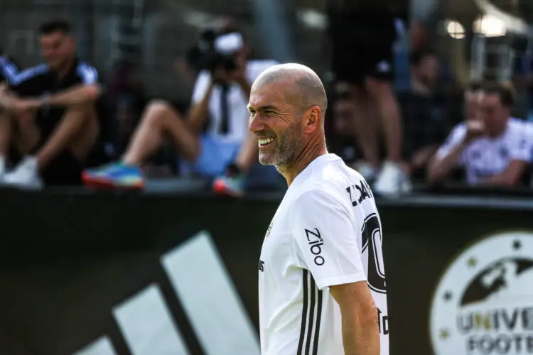 Zinedine Zidane ne s'inspire que des plus grands. - Photo by Johnny Fidelin / Icon Sport.