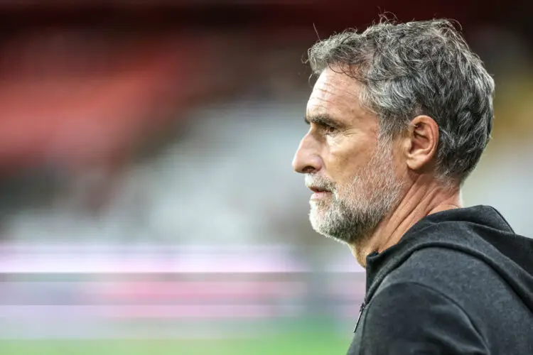 Olivier DALL'OGLIO head coach of Montpellier before the Ligue 1 Uber Eats match between Lens and Montpellier at Stade Felix Bollaert on October 15, 2022 in Lens, France. (Photo by Johnny Fidelin/Icon Sport)