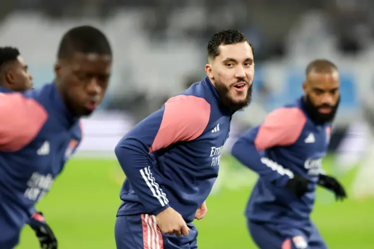 18 Rayan CHERKI (ol) during the Ligue 1 Uber Eats match between Olympique de Marseille and Olympique Lyonnais at Orange Velodrome on December 6, 2023 in Marseille, France. (Photo by Johnny Fidelin/Icon Sport)