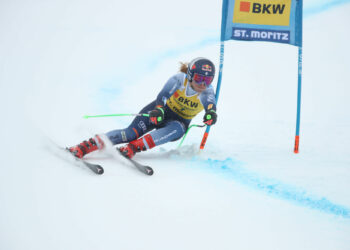 SANKT MORITZ,SWITZERLAND,08.DEC.23 - ALPINE SKIING - FIS World Cup, Super G, ladies. Image shows Sofia Goggia (ITA).
Photo: GEPA pictures/ Matic Klansek - Photo by Icon sport