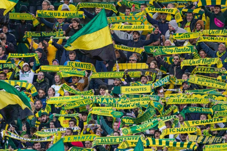 Supporters du FC Nantes. - Photo by Eddy Lemaistre/Icon Sport.