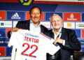Jean-Michel Aulas et John Textor -Olympique Lyonnais. - Photo by Romain Biard/Icon Sport.