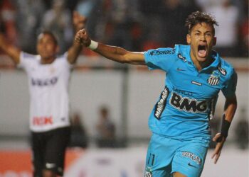 Neymar - Santos - 
 - Photo by Avalon / Icon Sport.