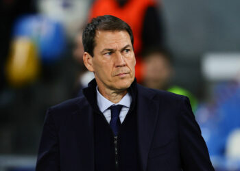 Rudi Garcia head coach of SSC Napoli prior to the Champions League Group C football match between SSC Napoli and FC Union Berlin at Diego Armando Maradona stadium in Naples (Italy), November 8th, 2023./Sipa USA No Sales in Italy - Photo by Icon sport