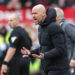 Erik ten Hag manager of Manchester United reacts in the technical area during the Premier League match West Ham United vs Manchester United at London Stadium, London, United Kingdom, 23rd December 2023 (Photo by Mark Cosgrove/News Images) in London, United Kingdom on 12/23/2023. (Photo by Mark Cosgrove/News Images/Sipa USA) - Photo by Icon sport