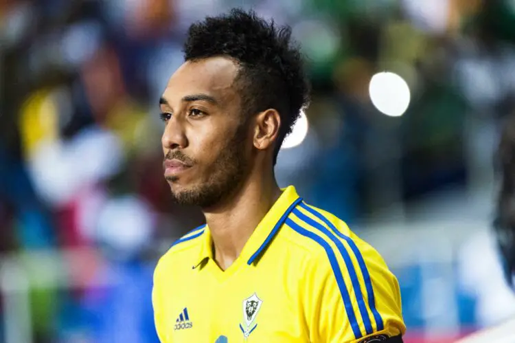 Pierre Emerick Aubameyang of Gabon during the African Nations Cup match between Cameroon and Gabon at Stade de L'Amitie on January 22, 2017 in Libreville, Gabon. (Photo by Ulrich Pedersen/Icon Sport)